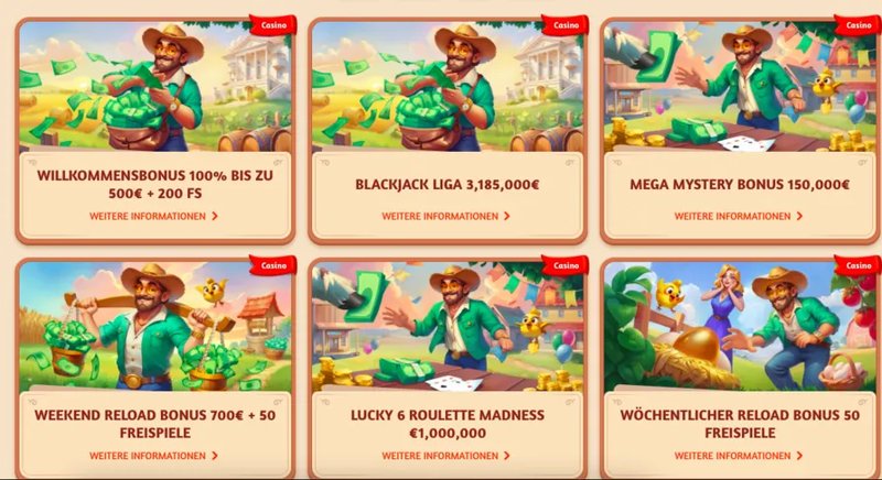 Billybets bonus in Germany